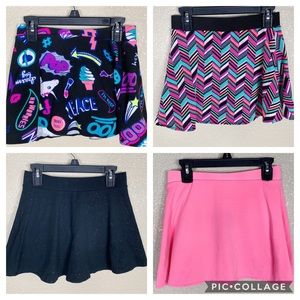 Total girl Lot of 4 skorts size 10/12 EUC